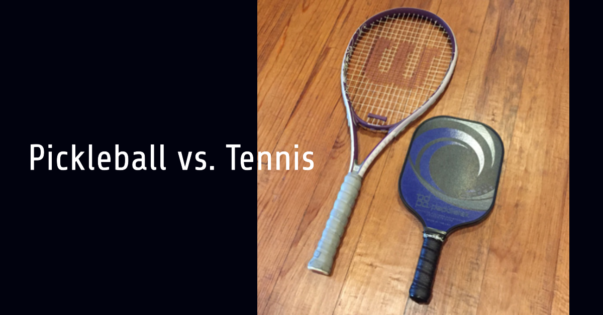 difference between pickleball and tennis